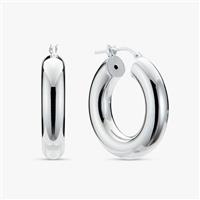 Revere Sterling Silver Chunky Round Hoop Earrings