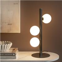 Habitat Archive Misil Metal Table Lamp - Black & Opal