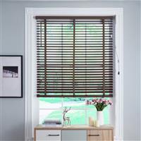 Little Black Book Basswood Walnut Venetian Blind - 80cm