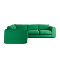 Habitat Ayr Reversible Corner Sofa - Emerald Blue - Ash Leg