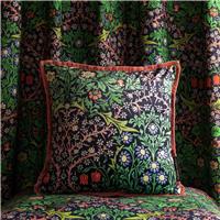 Habitat x Morris & Co. Blackthorn Cushion - Green - 43x43cm