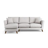 Habitat Lomond Left Hand Corner Sofa - Natural - Dark Leg