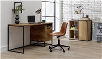Habitat Nomad 2 Drawer Office Desk - Oak