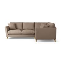 Habitat Lomond Right Hand Corner Sofa - Biscuit - Ash Leg