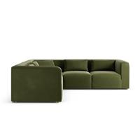 Habitat Lars Reversible Corner Sofa - Moss Green - Ash Leg