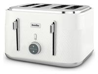 Breville Obliq VTT974 4-Slice Toaster - White