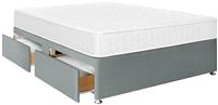 Argos Home Elmdon Kingsize 4 Drawer Divan Bed - Grey
