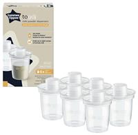 Tommee Tippee To Go Milk Powder Dispensers & Containers x6