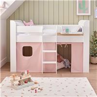 Great Little Trading Company Paddington Midsleeper Bed -Pink