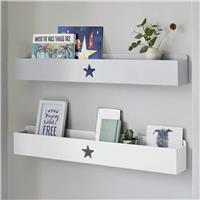 Great Little Trading Company Star Book Ledge - White
