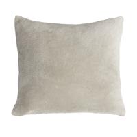 Argos Home Super Soft Fleece Cushion - Taupe - 43x43cm