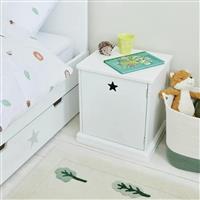Great Little Trading Company Star Bright Bedside Table-White