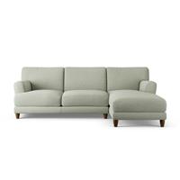 Habitat Askem Fabric Right Hand Corner Sofa - Sage Green