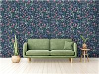 Arthouse Esselle Bumblebee Meadow Wallpaper - Navy Blue
