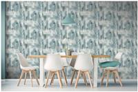 Arthouse Esselle Painterly Pattern Wallpaper - Blue