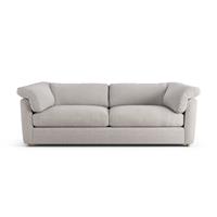 Habitat Wynn Fabric 4 Seater Sofa - Natural - Ash Leg