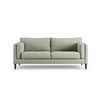 Habitat Newington Fabric 3 Seater Sofa -Sage Green -Dark Leg