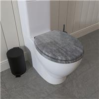 Croydex Kirkstone Slate Toilet Seat - Grey