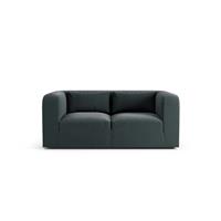 Habitat Lars Fabric 2 Seater Sofa - Charcoal - Ash Leg