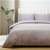 Argos Home Jewel Fur Grey Bedding Set - Double