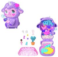 Polly Pocket Lamb Compact Playset with Micro Doll