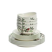 Argos Home Robin 12 Piece Stoneware Dinner Set