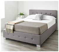 Aspire Small Double End Lift Ottoman Bed with Mattress -Grey