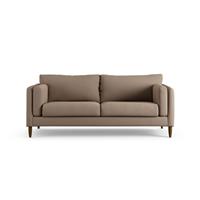 Habitat Newington Fabric 3 Seater Sofa - Biscuit - Dark Leg