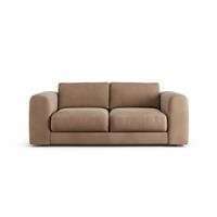 Habitat Ayr Velvet 3 Seater Sofa - Latte