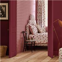 Cath Kidston Button Spot Wallpaper - Pink and Red
