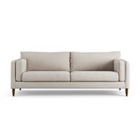 Habitat Newington Fabric 4 Seater Sofa - Natural - Dark Leg