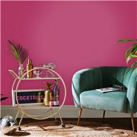 Envy Stitch Please Raspberry Wallpaper - Pink