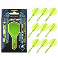 Winmau Fusion Dart Flight and Shaft - Neon Yellow