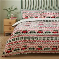 Argos Home Driving Home for Chirstmas Bedding Set- Superking