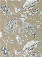 Harlequin Amborella Pebble Brown Wallpaper