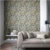 Harlequin Fade Ink Bronze Blue Wallpaper