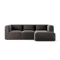 Habitat Lars Right Hand Corner Sofa - Slate Grey - Ash Leg