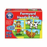 Orchard Toys Farmyard Heads And Tails Game