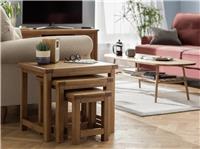 Argos Home Kent Nest of 3 Tables - Oak