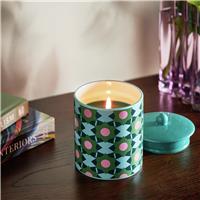 Habitat Medium Ceramic Candle with Lid - Juniper & Gin