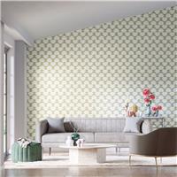 Harlequin Wood Frog Forest Chalk Green Wallpaper