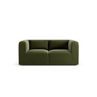 Habitat Lars Velvet 2 Seater Sofa - Moss Green - Ash Leg