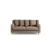Habitat Swift Fabric 2 Seater Sofa - Biscuit - Ash Leg
