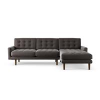 Habitat Fenner Right Hand Corner Sofa - Grey - Dark Leg