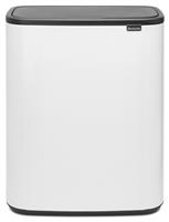 Brabantia Bo 2x30 Litre Touch Top Bin - White