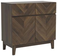 GFW Herringbone 2 Door 2 Drawer Sideboard - Walnut