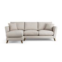Habitat Lomond Left Hand Corner Sofa - Natural - Dark Leg