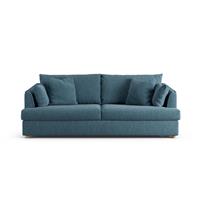 Habitat Holmfirth Fabric 3 Seater Sofa Bed - Blue