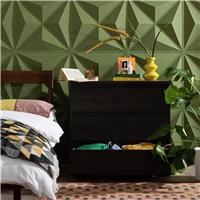 Argos Home Jenson 3 Drawer Chest - Black Brown