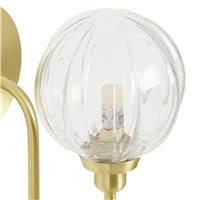 Habitat Metal Bathroom Wall Light - Brushed Brass